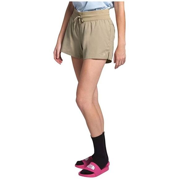 The North Face | Women's Aphrodite Motion Shorts, Twill Beige, Size XL - Picture 1 of 3